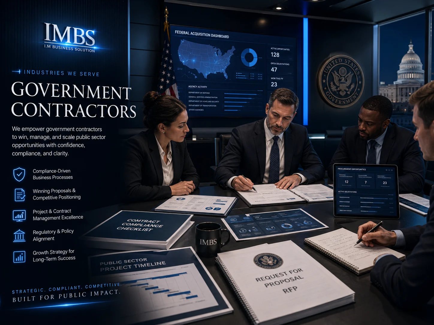 Government Contractors — industry served by IMBS