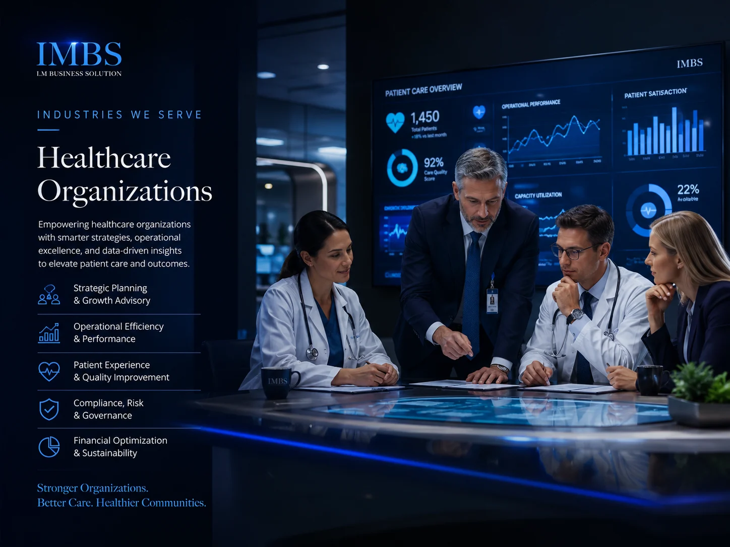 Healthcare Organizations — industry served by IMBS