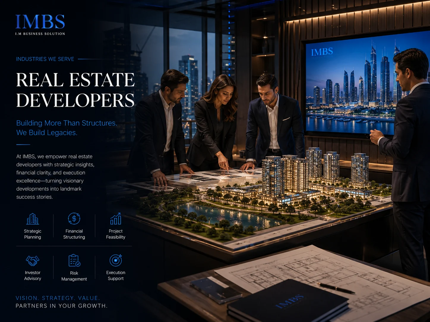 Real Estate Developers — industry served by IMBS