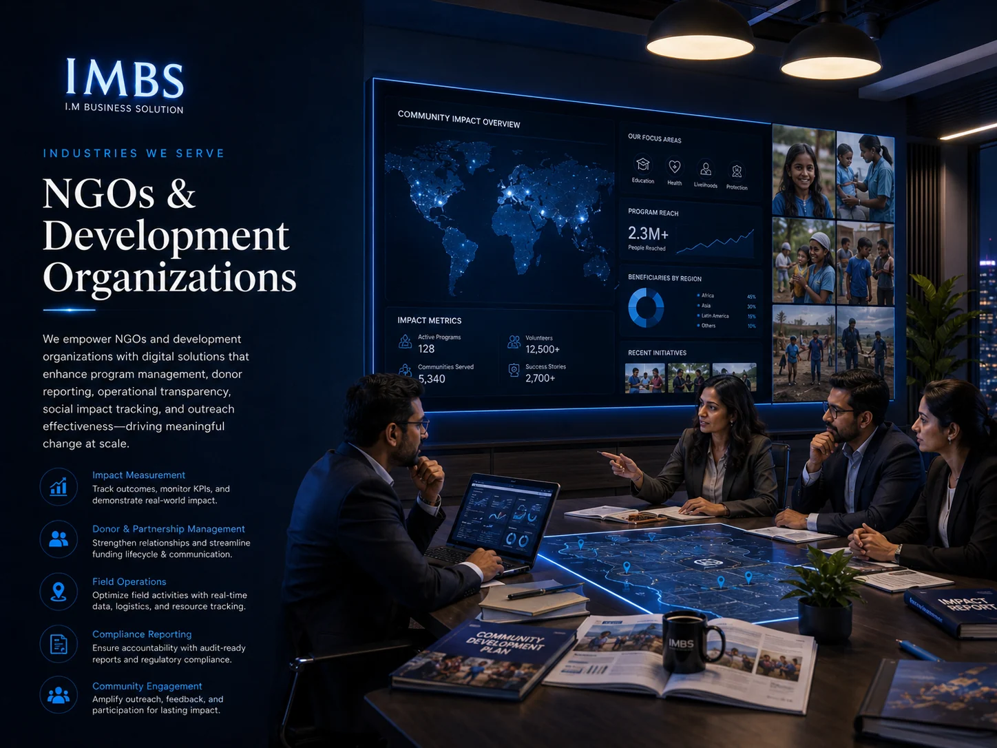 NGOs & Development Organizations — industry served by IMBS